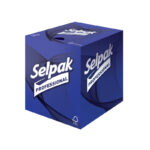 Salfetka qutu butik bəyaz Selpak