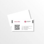 Vizit kart bir tərəfli rəngli lazer çap