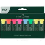 Textmarker dəst 6+2rəng 254863 Faber-Castell