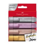 Textmarker dəsti 4rəng 154640 TL46 Faber-Castell