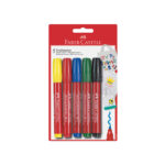 Tekstil marker dəsti 5rəng 159505 Faber-Castell
