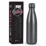 Termos 500ml Black Glitter İD0029  I-TOTAL