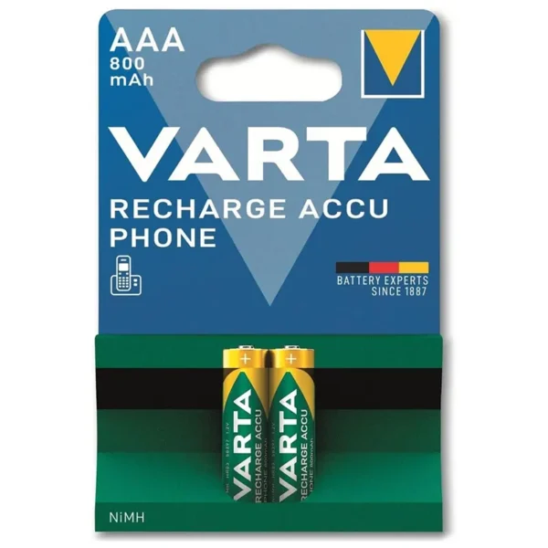 AAA - Rechargeable 1x2 800mAh Varta wep