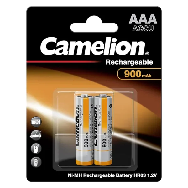 AAA - Rechargeable 900mAh 1x2 Camelion wep